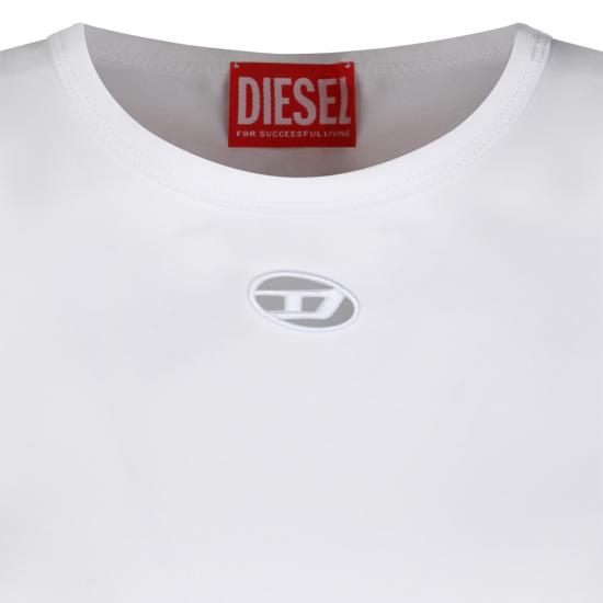 26SS 디젤 반팔 티셔츠 A19912 0AFAA100 WHITE - DIESEL