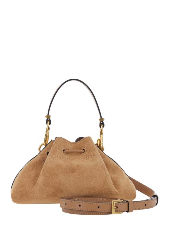 26FW 지미추 토트백 CINCHSMALLSUETOFFEEGOLD Beige - JIMMY CHOO