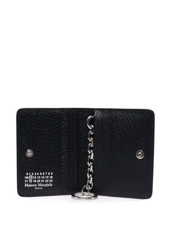 26FW 마르지엘라 스티치 키링 카드지갑 S56UI0128P4455T8013 Black - MAISON MARGIELA