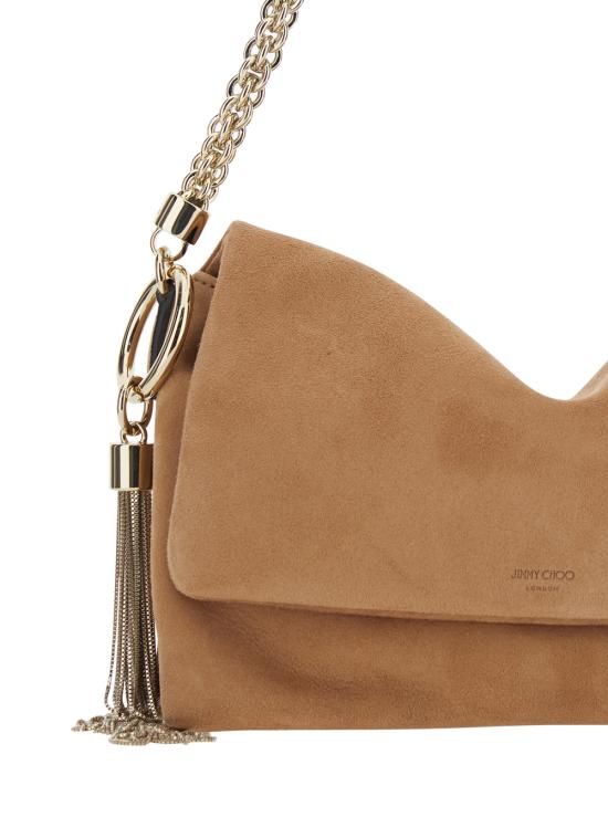 26FW 지미추 숄더백 CALLIEFLAPSUETOFFEELIGHTGOLD Beige - JIMMY CHOO