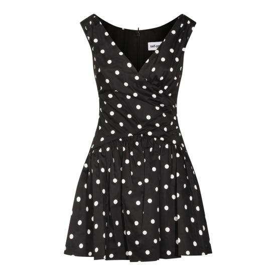 26SS 셀프 포트레이트 숏 원피스 RS26209SB BLACK