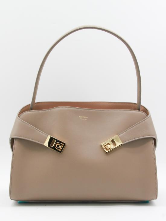 26FW 살바토레 페라가모 토트백 795203 219816042 Taupe