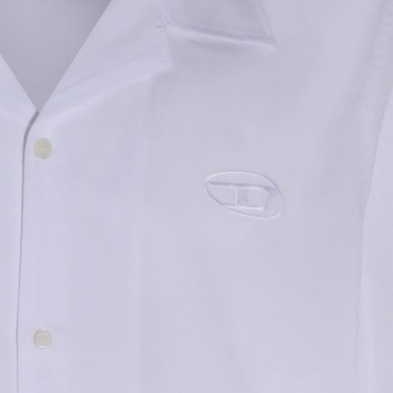 26SS 디젤 반팔 셔츠 A20473 0GSBH100 WHITE - DIESEL