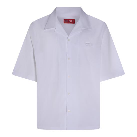 26SS 디젤 반팔 셔츠 A20473 0GSBH100 WHITE