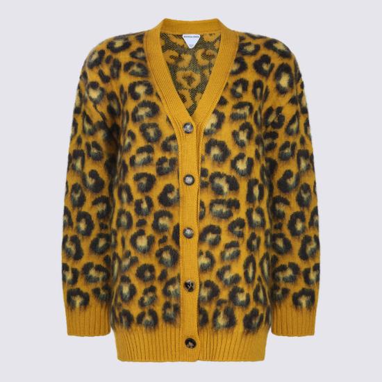 25FW 보테가베네타 가디건 845600 V5MC07103 EGG YOLK FONDANT - BOTTEGA VENETA