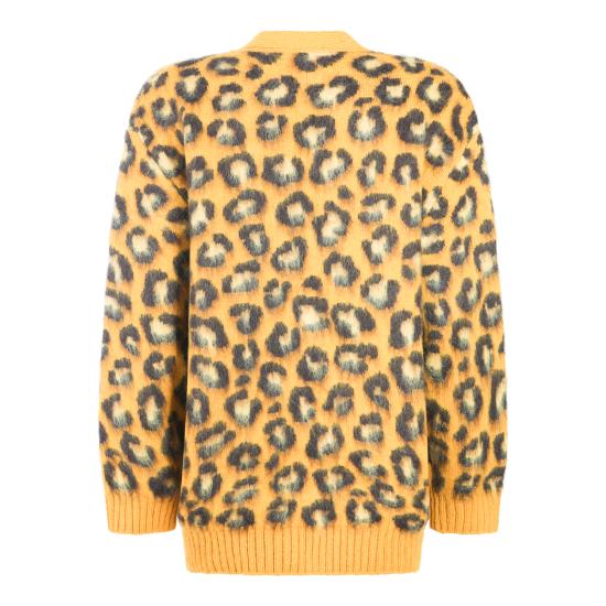 25FW 보테가베네타 가디건 845600 V5MC07103 EGG YOLK FONDANT - BOTTEGA VENETA