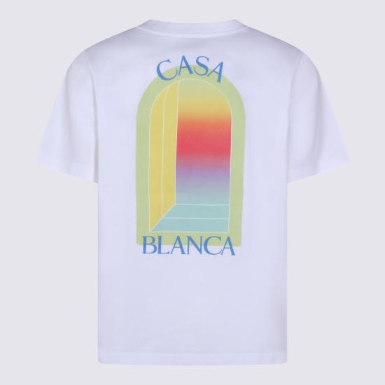 26SS 카사블랑카 반팔 티셔츠 MSP26JTS001 13 White - CASABLANCA