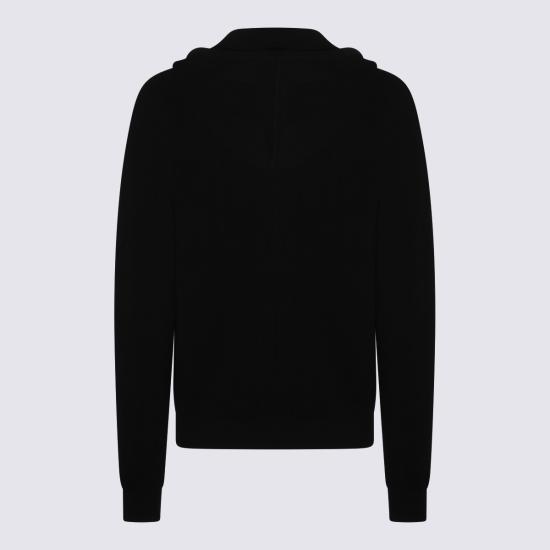 26SS 릭 오웬스 집업 니트 RU01F2614 KWVH09 BLACK - RICK OWENS
