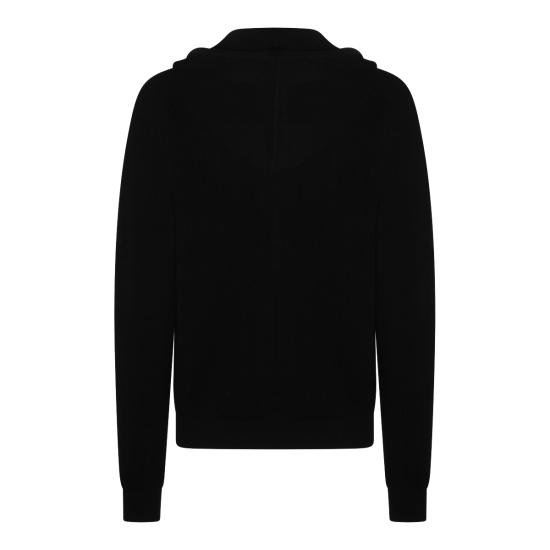 26SS 릭 오웬스 집업 니트 RU01F2614 KWVH09 BLACK - RICK OWENS