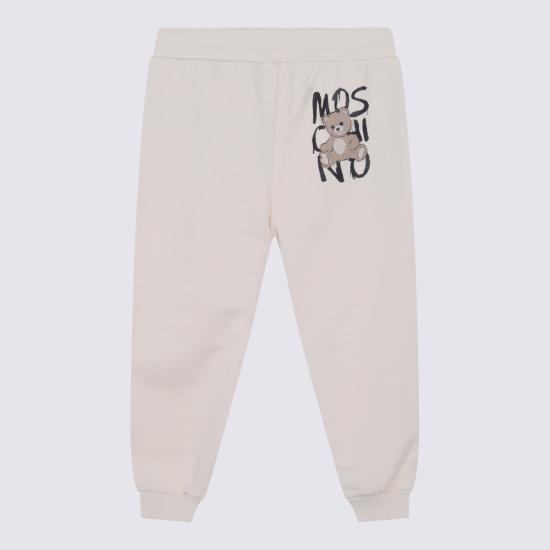 25FW [키즈] 모스키노 트레이닝/조거 팬츠 HUP08L LCA7710123 IVORY - MOSCHINO