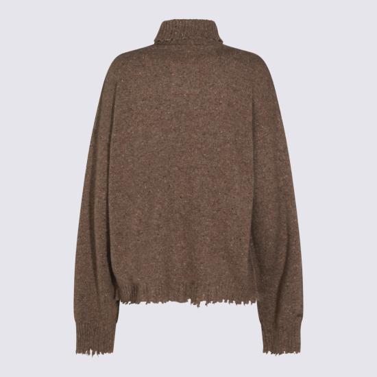 25FW 우마 왕 터틀넥 UK7154 UW200 TAN - UMA WANG