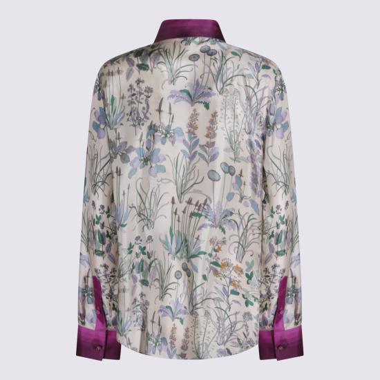 26SS 구찌 프린트 실크 트윌 셔츠 856092 ZAUK79224 - GUCCI