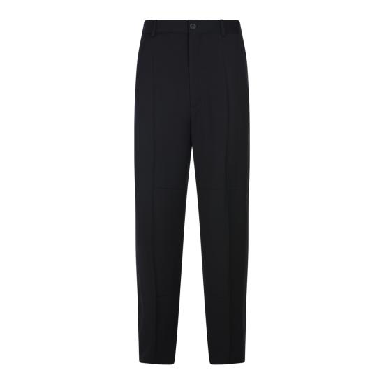 25FW 발렌시아가 스트레이트 팬츠 841107 TRT011000 BLACK - BALENCIAGA