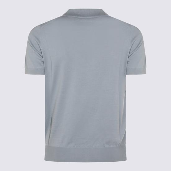 26SS 브루넬로 쿠치넬리 폴로 티셔츠 M29800145 CMM56 LIGHT BLUE - BRUNELLO CUCINELLI
