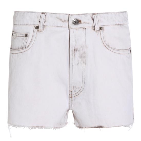26SS 미우미우 데님 숏팬츠 GWP602SOOO 183TF0009 Bianco
