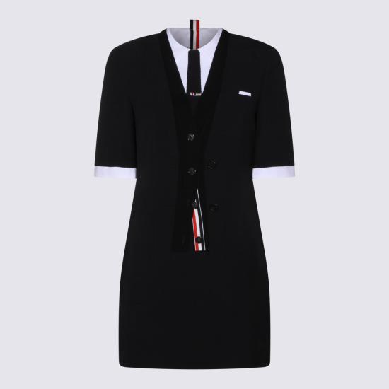 26SS 톰브라운 숏 원피스 FDSF33E 06455001 BLACK - THOM BROWNE