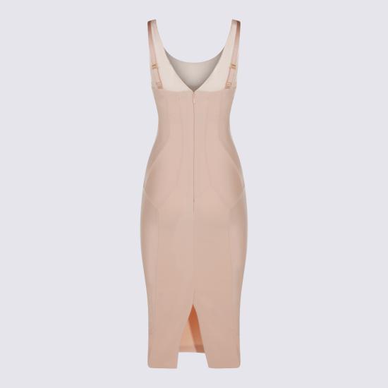 26SS 엘리자베타프랜치 미디 원피스 AB87061E2 EA1 NUDE - ELISABETTA FRANCHI
