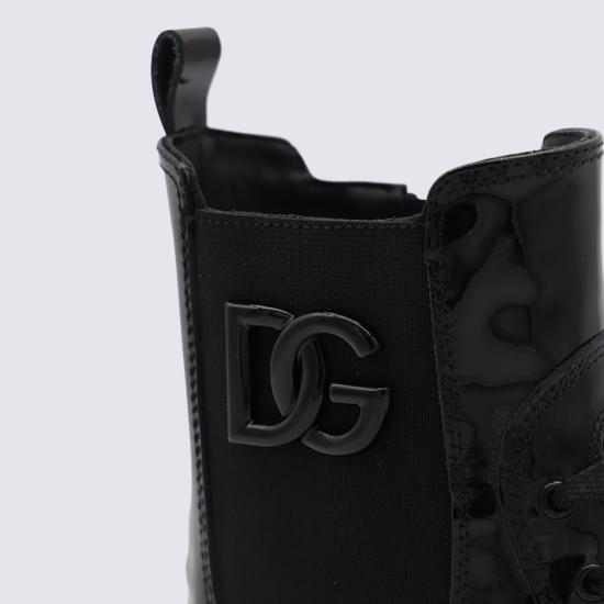 25FW [키즈] 돌체앤가바나 미들 부츠 D11360 A9A8180999 Nero - DOLCE & GABBANA