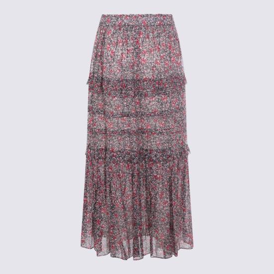 26SS 이자벨마랑에뚜왈 롱 스커트 26PJU0488FA D1J14E86CY CRUSHED BERRY - ISABEL MARANT ETOILE