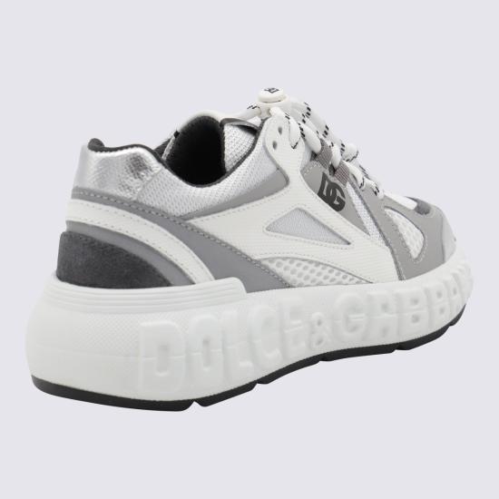 25FW [키즈] 돌체앤가바나 스니커즈 DA5290 AW5218B849 Grigio bianco - DOLCE & GABBANA