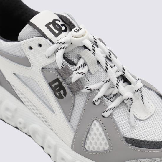 25FW [키즈] 돌체앤가바나 스니커즈 DA5290 AW5218B849 Grigio bianco - DOLCE & GABBANA