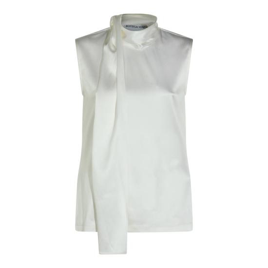 26SS 보테가베네타 민소매 티셔츠 871259 V6KR09000 WHITE