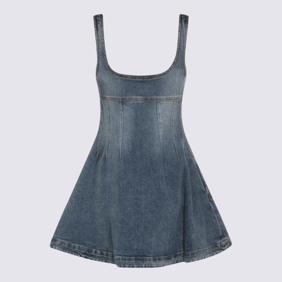26SS 셀프 포트레이트 데님 원피스 RS26812SBL BLUE Blue - SELF PORTRAIT