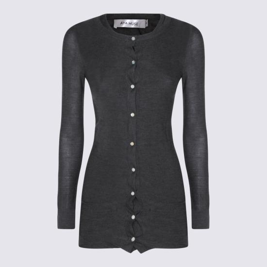 25FW 아야 뮤즈 숏 원피스 AMFW2520 Charcoal