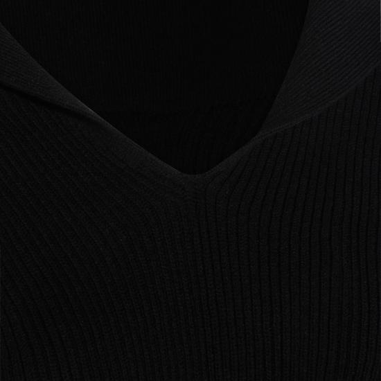 26SS 릭 오웬스 스웨터 RP01F6634 KWVH09 BLACK - RICK OWENS