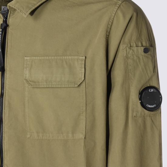 26SS 씨피 컴퍼니 오가닉 개버딘 지퍼 렌즈 오버셔츠 20CMOS705A 110143G644 - C.P. COMPANY