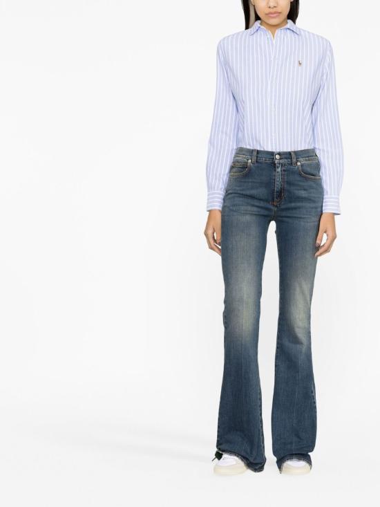 26FW 폴로 랄프로렌 포니 로고 옥스포드 셔츠 211891377 004 BLUE - POLO RALPH LAUREN