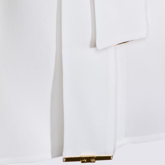 26SS 엘리자베타프랜치 블라우스 CA14661E2 360 Avorio - ELISABETTA FRANCHI