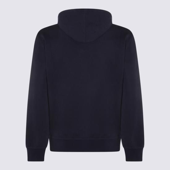 26SS 브루넬로 쿠치넬리 테크노 코튼 플리스 후드 집업 MW8639069G C6134 NAVY - BRUNELLO CUCINELLI