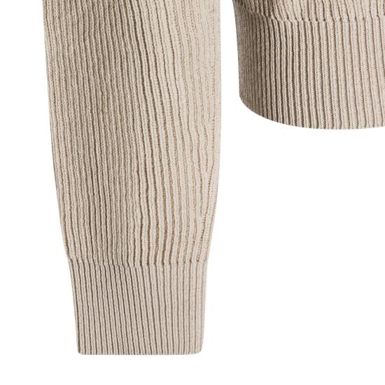 26SS 릭 오웬스 집업 니트 RU01F2614 KWVH138 SAND - RICK OWENS