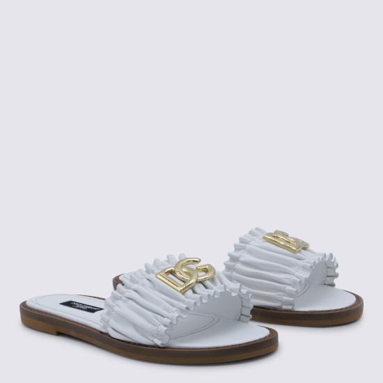 26SS [키즈] 돌체앤가바나 플립플랍 D11373 A185080001 Bianco - DOLCE & GABBANA