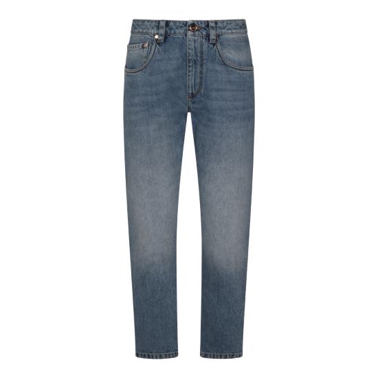26SS 브루넬로 쿠치넬리 데님 팬츠 MA095P5847 C9012 DARK WASH DENIM