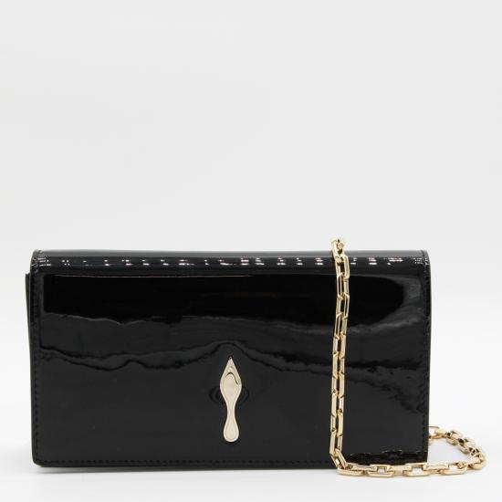 26FW 크리스챤 루부탱 클러치/파우치 1265080 CM6S Black gold