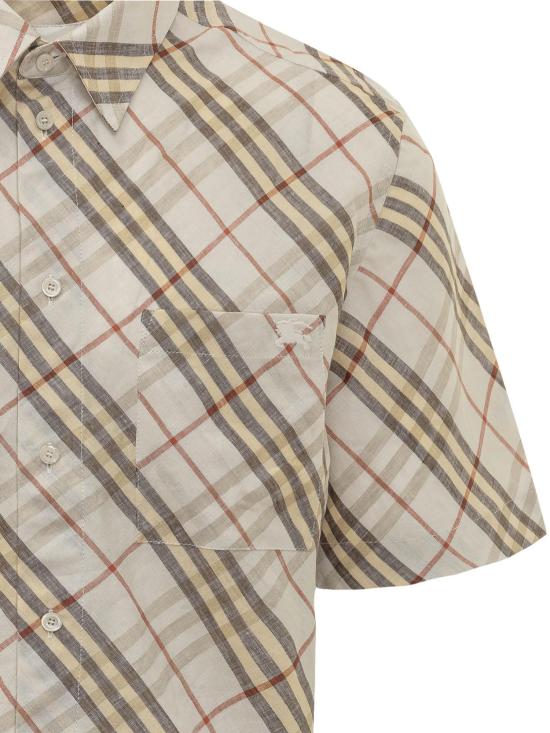 26SS 버버리 반팔 셔츠 8123685B8754 WHITE - BURBERRY