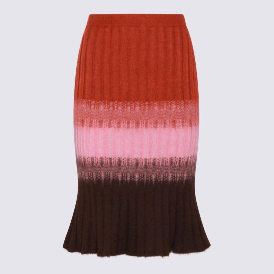 25FW 펜디 미디 스커트 FZQ994 AYLTF1TIN MULTICOLOR - FENDI