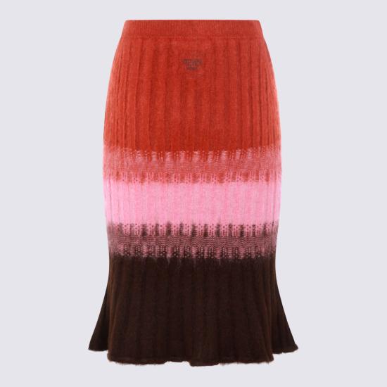 25FW 펜디 미디 스커트 FZQ994 AYLTF1TIN MULTICOLOR - FENDI