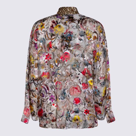 26SS 로베르토 카발리 블라우스 WQT712 HER2900551 Beige - ROBERTO CAVALLI