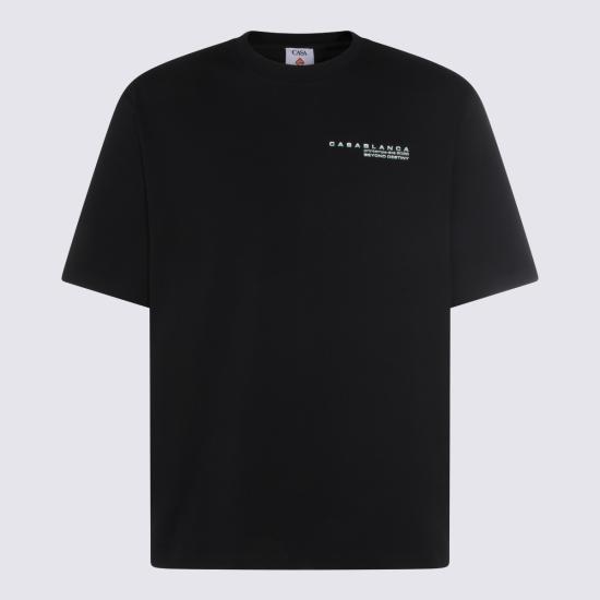 26SS 카사블랑카 반팔 티셔츠 MSP26JTS044 06 Black