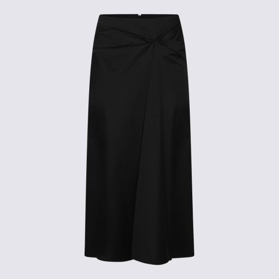 26SS 막스마라 롱 스커트 2611101012600 10161002 BLACK - MAX MARA