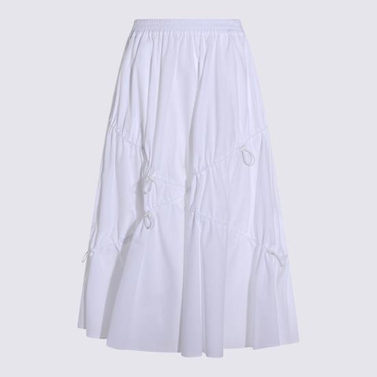 26SS 모스키노 롱 스커트 261E0106 05311001 Bianco