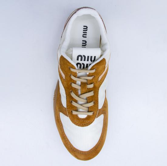 26SS 미우미우 스니커즈 5E428EFA005 71LF0TBK TALCO CANNELLA - MIU MIU