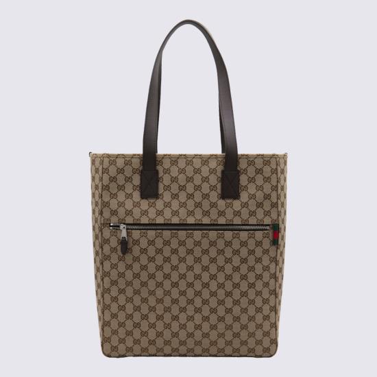25FW 구찌 캔버스 라지 토트 백 834456 FAEPS9752 BEIGE - GUCCI