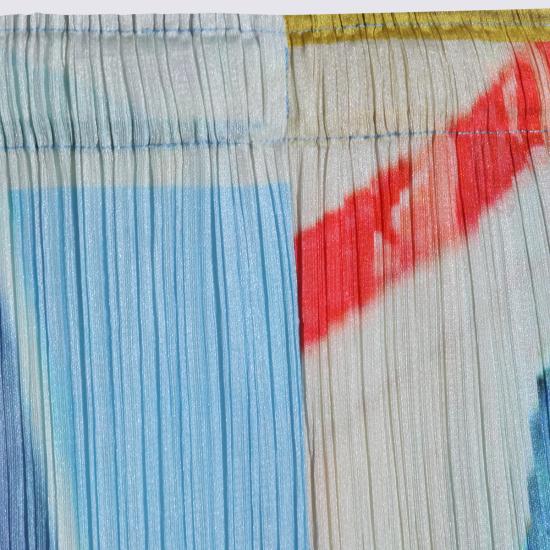 26SS 플리츠플리즈 스트레이트 팬츠 PP66JF674 07 BLUE YELLOW - PLEATS PLEASE