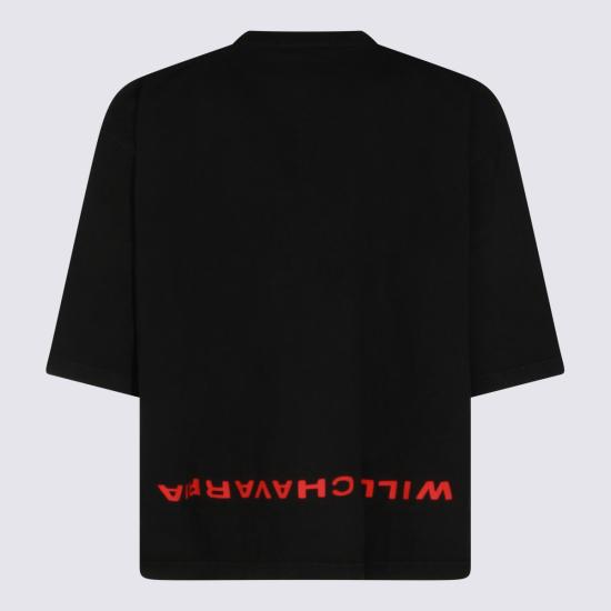 26SS 윌리 차바리아 반팔 티셔츠 WCJSY0220 001 Black - WILLY CHAVARRIA