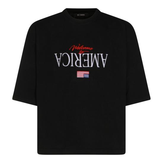 26SS 윌리 차바리아 반팔 티셔츠 WCJSY0220 001 Black