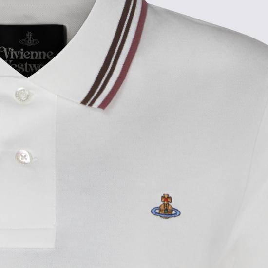26SS 비비안웨스트우드 폴로 티셔츠 1H010004 J00AUA401 White - VIVIENNE WESTWOOD